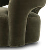 Four Hands Mazie Swivel Chair back of arm