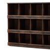 Mercantile Shop Store Cabinet Aged Brown 12 Cubbies 242088-001