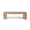Four Hands Merrick Accent Bench front view 