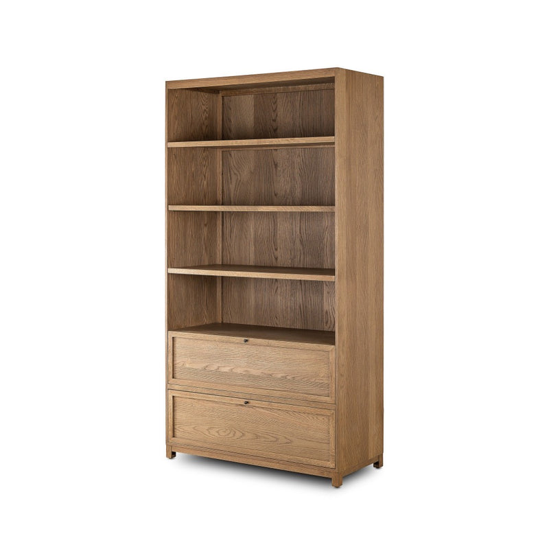 Four Hands Millie Bookcase angled view 
