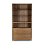 Four Hands Millie Bookcase front view with closed drawer