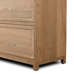 Four Hands Millie Bookcase leg view 