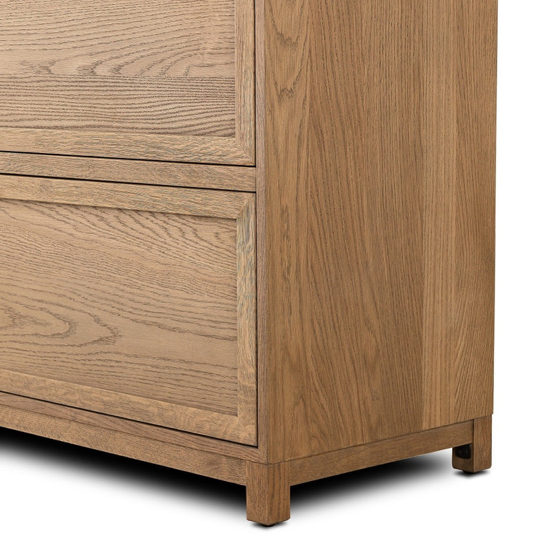 Four Hands Millie Bookcase leg view 