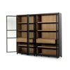  Millie Double Cabinet 232216-001 angled with open doors 