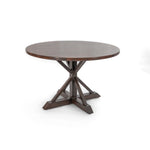 Miners Round Copper Dining Table