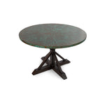 Miners Round Copper Dining Table