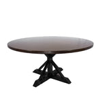 Miners Round Copper Dining Table
