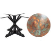 Miners Round Copper Dining Table