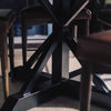 Miners Copper Dining Table - Stone Black Base Detail Image