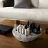 Modern Chess Set Ivory Staged View Four Hands