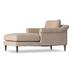 Mollie Chaise Lounge Antwerp Taupe Angled View 231383-001