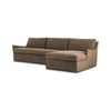 Monette 2-Piece Sectional 252033-001 angled right chaise view 