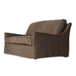 Four Hands Monette Slipcover Sofa Brussels Coffee Angled View
