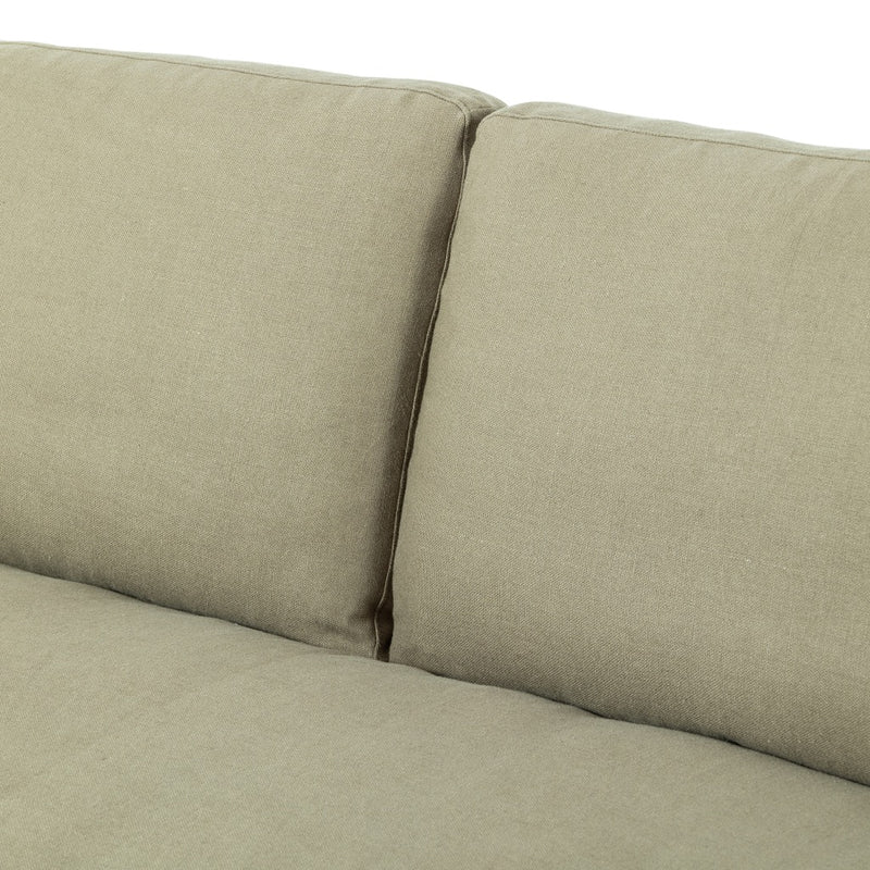 Monette Slipcover Sofa Khaki Backrest Cushions 238680-004
