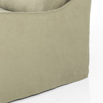 Monette Slipcover Sofa Khaki Base Detail Four Hands