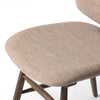 Four Hands Montague Dining Chair Alcala Fawn Performance Fabric Seating