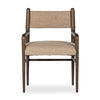 Four Hands Morena Dining Armchair Alcala Fawn Front Facing View