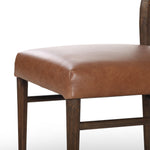 Morena Dining Chair Sonoma Chestnut Seat Cushion Four Hands