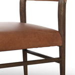Morena Dining Chair Sonoma Chestnut Seat Cushion Four Hands