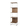 Mercana Morris 4 Shelf Bookcase angled view 