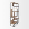 Morris 6 Tier Bookcase 69718 angled side view 