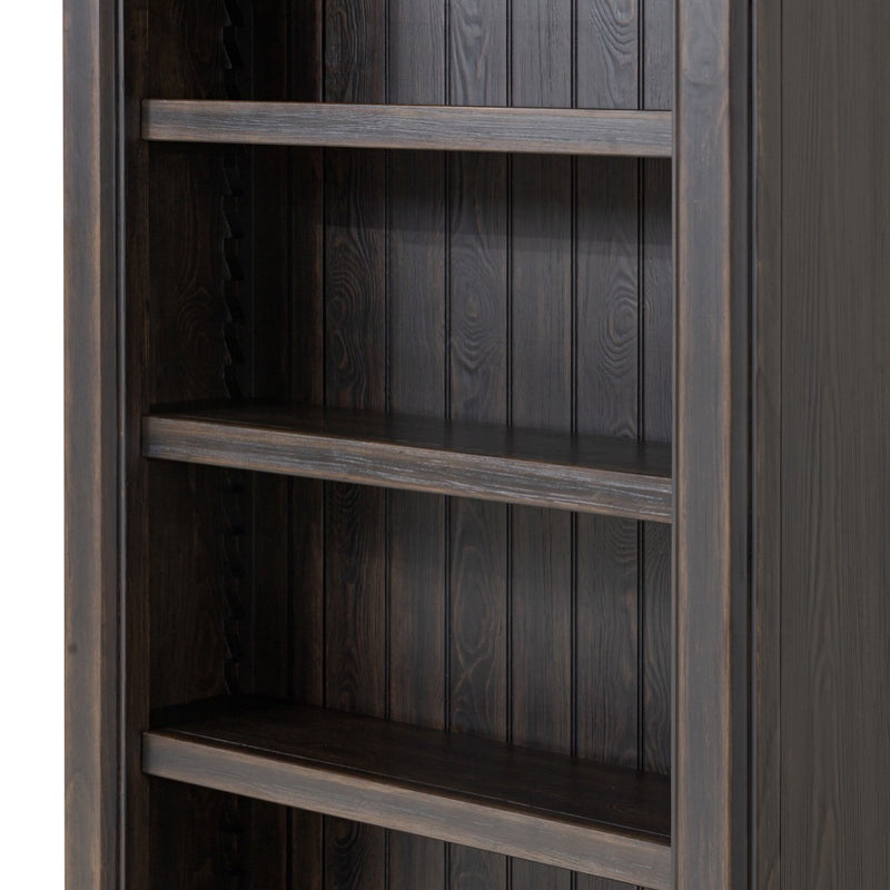 Mr. Percy Found The Top Bookcase Aged Brown Veneer Shelving 238294-001