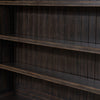 Mr. Percy Found The Top Wide Bookcase Aged Brown Veneer Shelving Detail 242090-001
