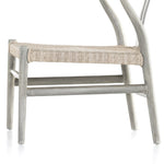 Muestra Chair Weathered Grey Wicker Seating Four Hands