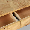 Four Hands Mullins Desk overhead view of drawers 
