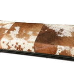 HTD New York 54" Bench cowhide details 