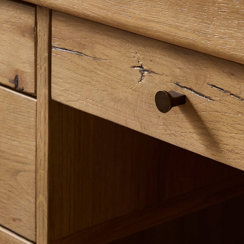 Four Hands Nico Desk - Aged Natural Oak Veneer