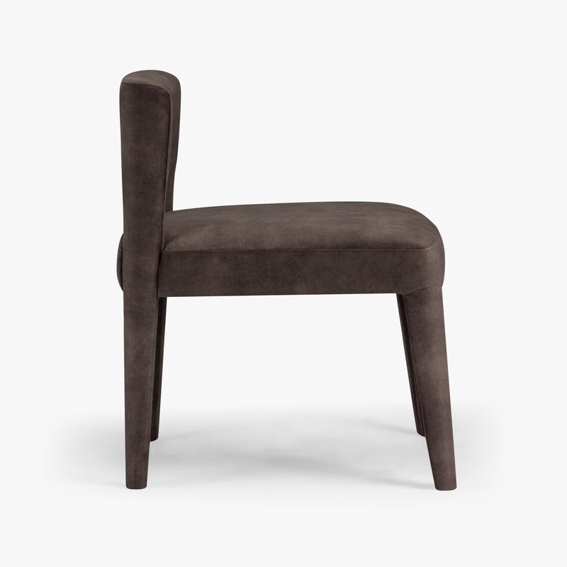 Co.House Designs Nico Dining Side Chair - Velvet Chocolate