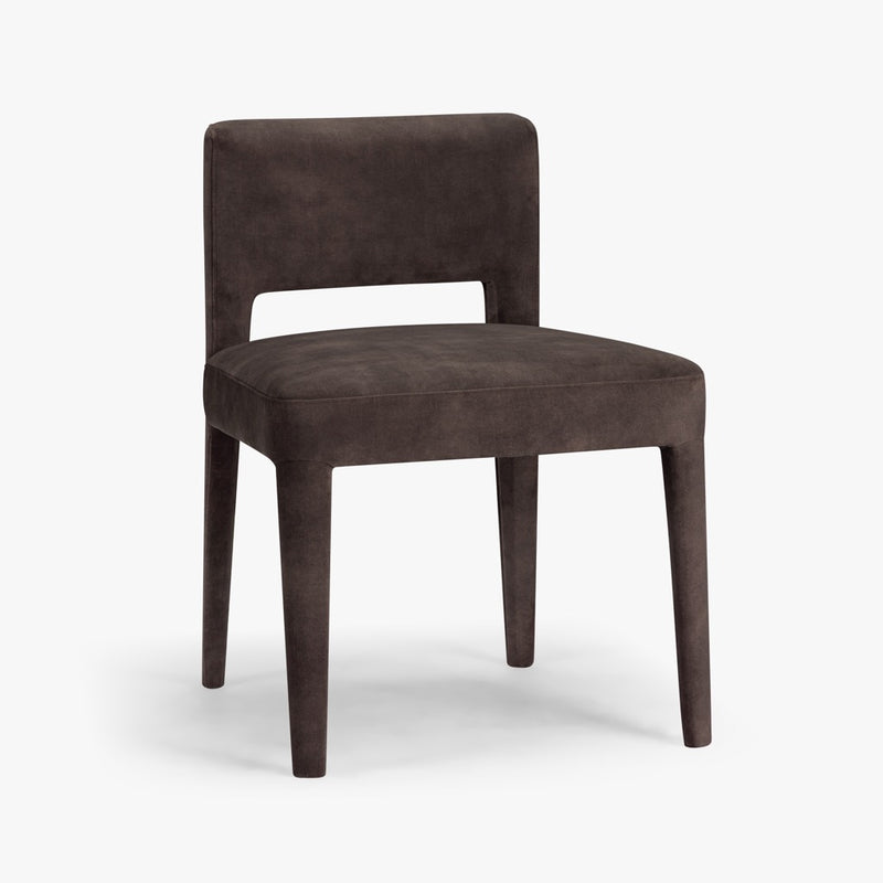 Co.House Designs Nico Dining Side Chair - Velvet Chocolate