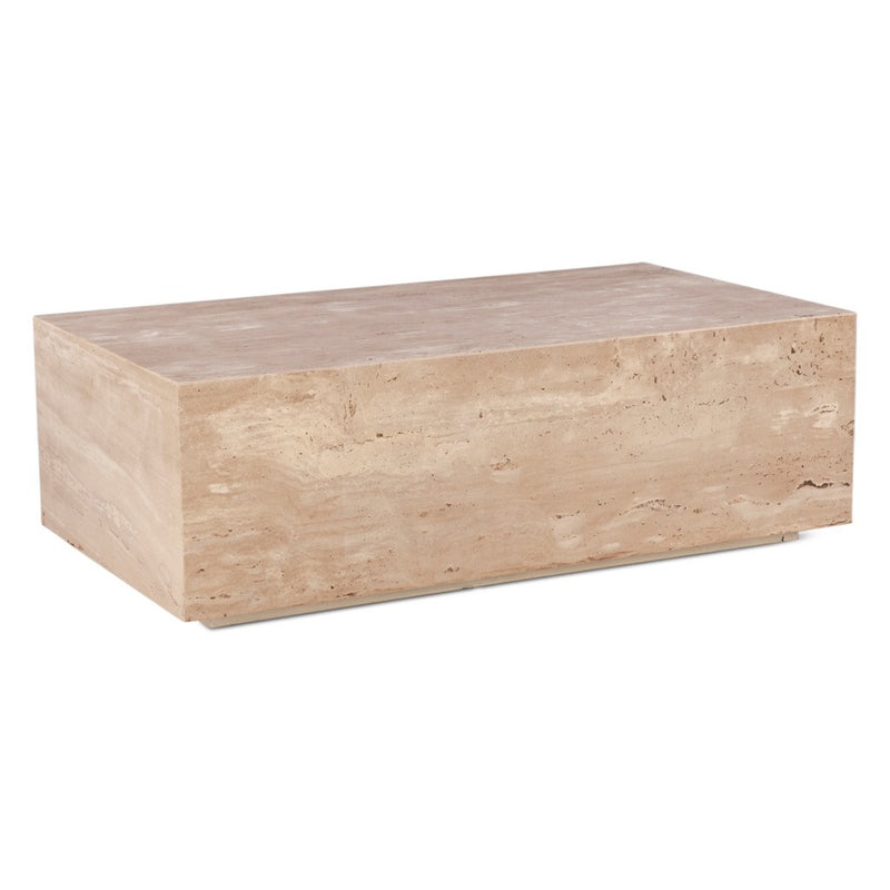 HTD Nile Drum Coffee Table angled view 