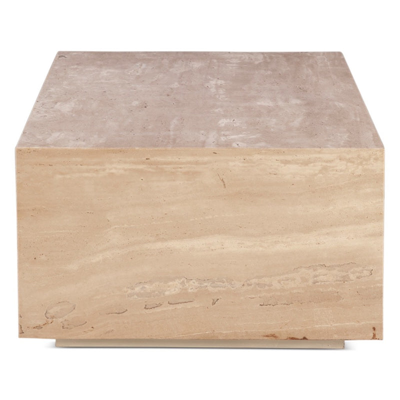 Nile Drum Coffee Table FNL-CT50TV side view 