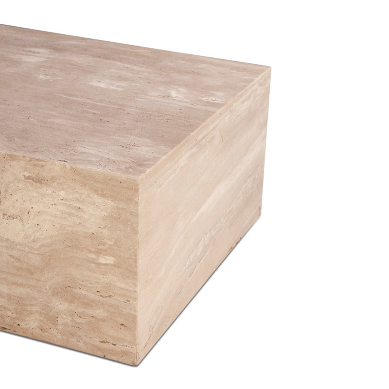 HTD Nile Drum Coffee Table corner view 