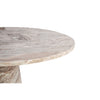 Nile 48" Round Dining Table FNL-RD48BRM side view of tabletop 
