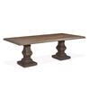 Home Trends and Design Nimes 84" Dining Table angled view 