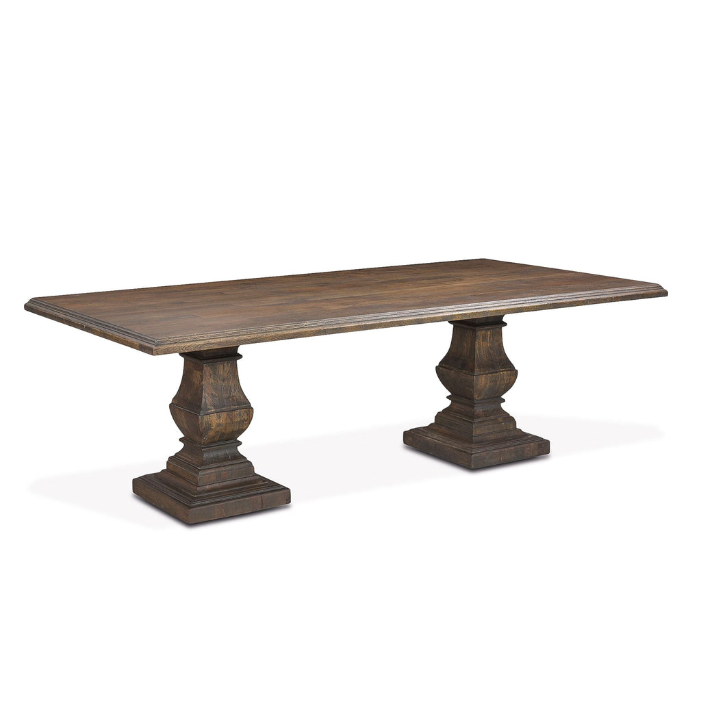 Home Trends and Design Nimes 84" Dining Table angled view 