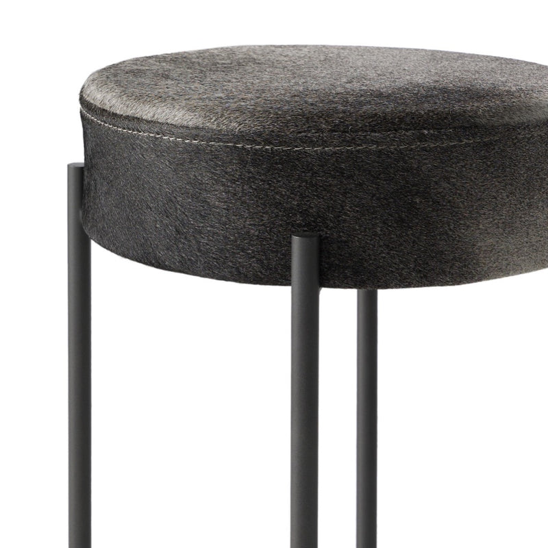 Nocona Stool 226810-026 side view seat cushion and leg 