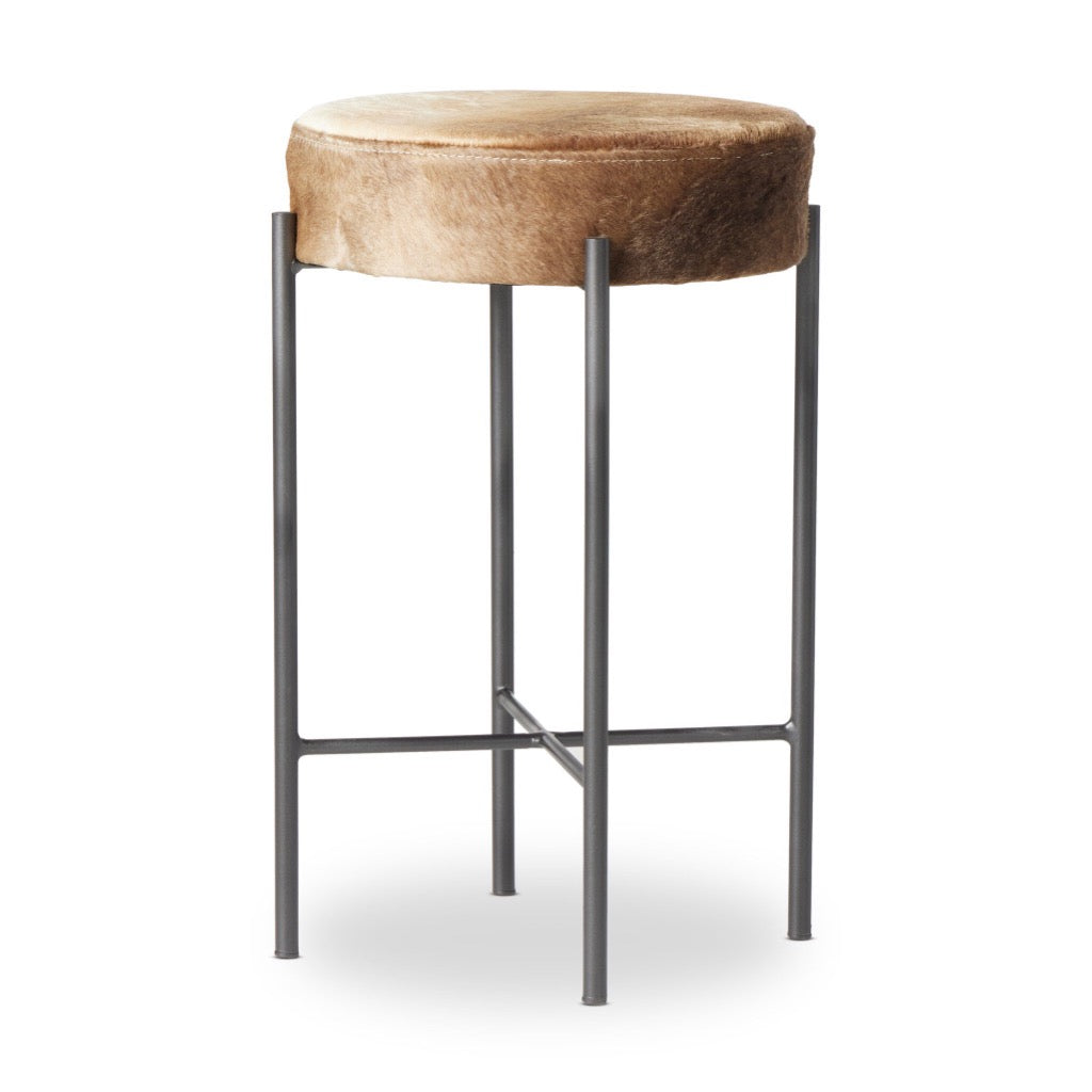 Four Hands Nocona Stool angled view 