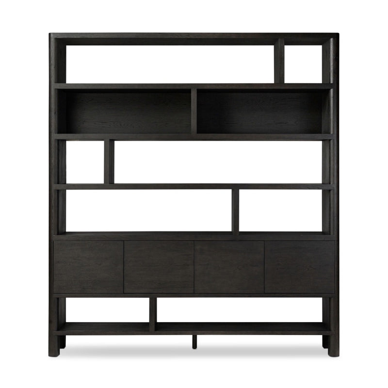 Four Hands Noeline Wide Bookcase front view