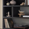 Four Hands Noeline Wide Bookcasestaged shelving view