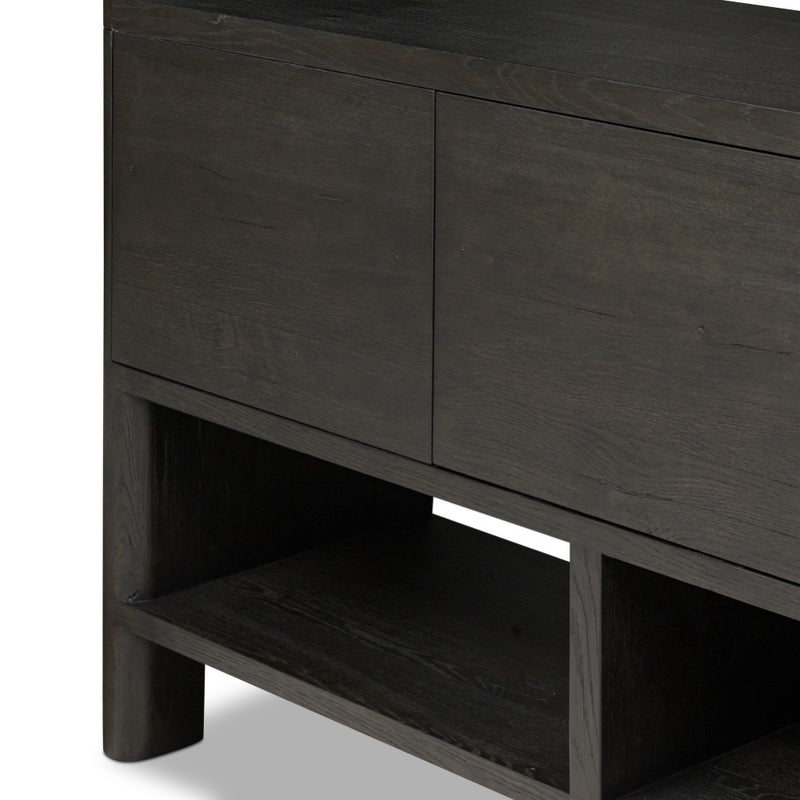 Noeline Wide Bookcase 241490-001open bottom shelf