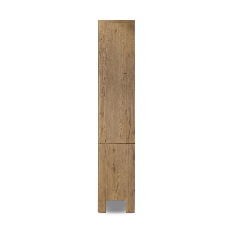 Four Hands Noeline Wide Bookcase side view