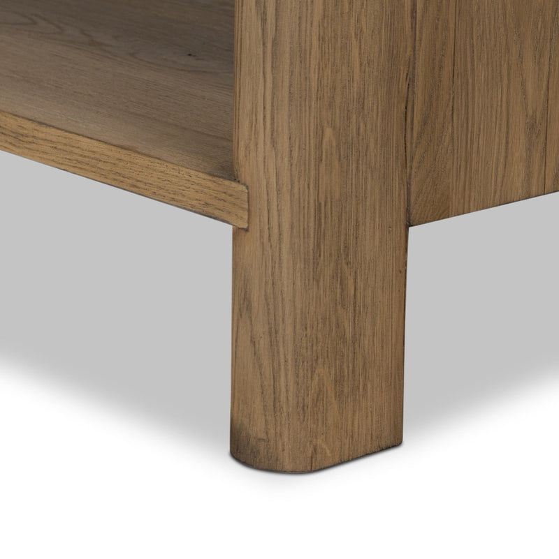 Four Hands Noeline Wide Bookcase leg view