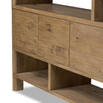 Four Hands Noeline Wide Bookcase front door panels
