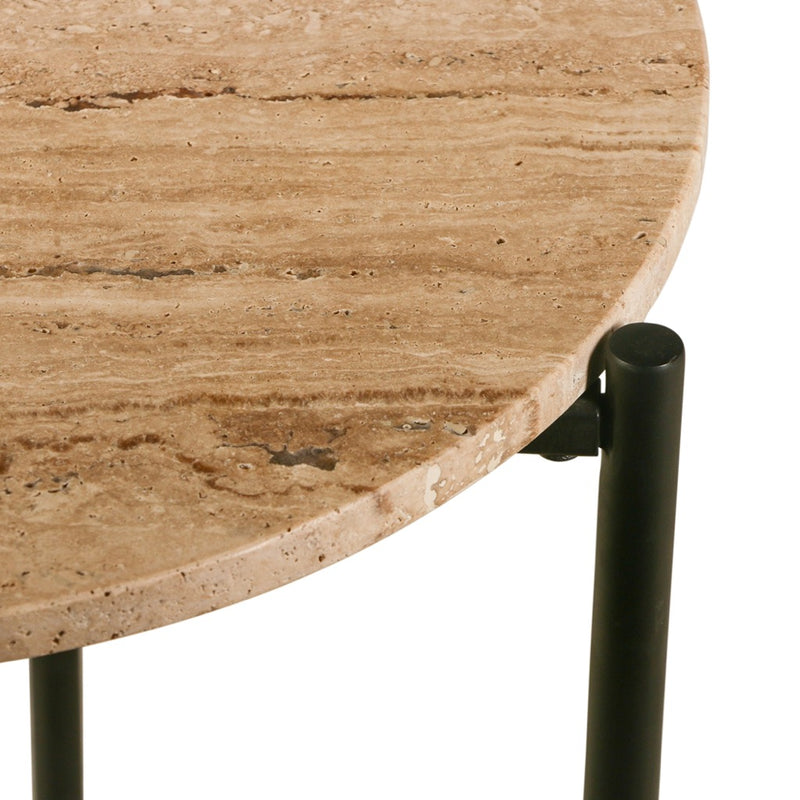 Nola Side Table Table FNO-ST18TV side view 