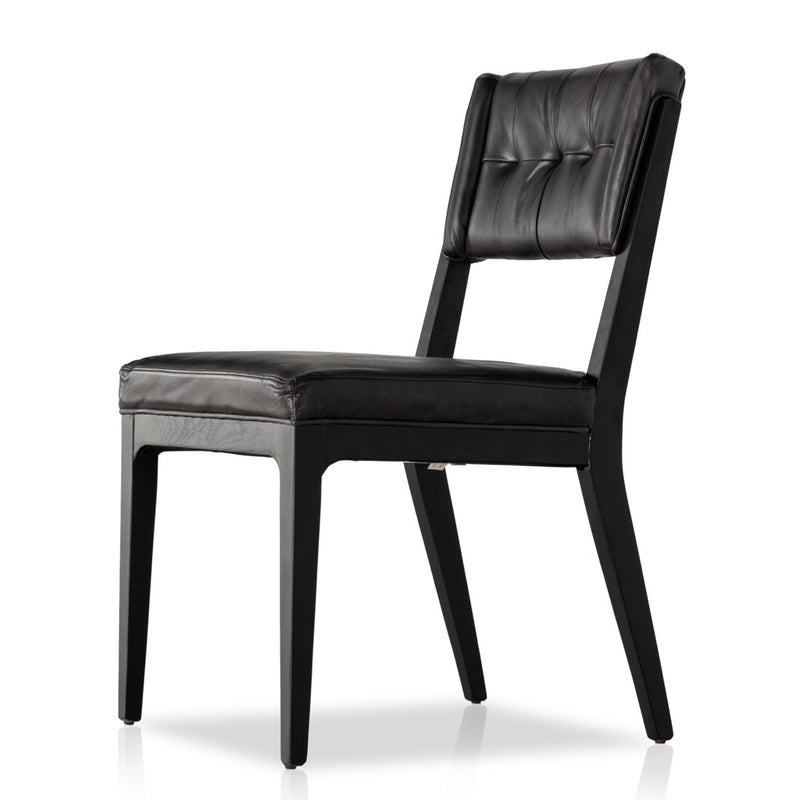 Norton Dining Chair Sonoma Black Angled View 106211-009