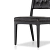 Norton Dining Chair Solid Black Nettlewood Legs 106211-009